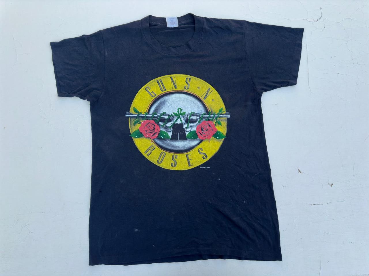 Guns N' Roses Vintage 1987 " Guns N ' Roses was here "band T shirt Size US L / EU 52-54 / 3 - 1 Thumbnail