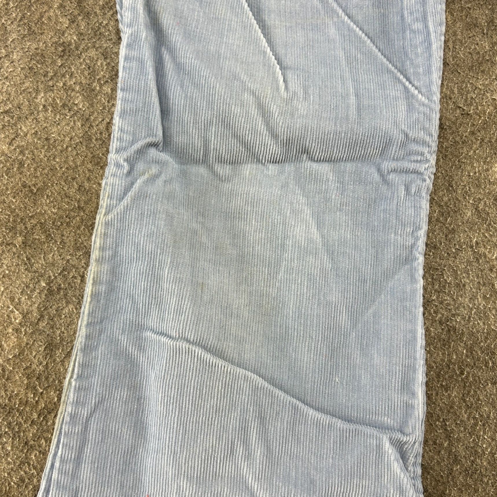 Levi's VINTAGE Levi's Bell Bottom Pants Mens 33x34 Blue Corduroy Bootcut 90s Dis Size US 33 - 5 Thumbnail