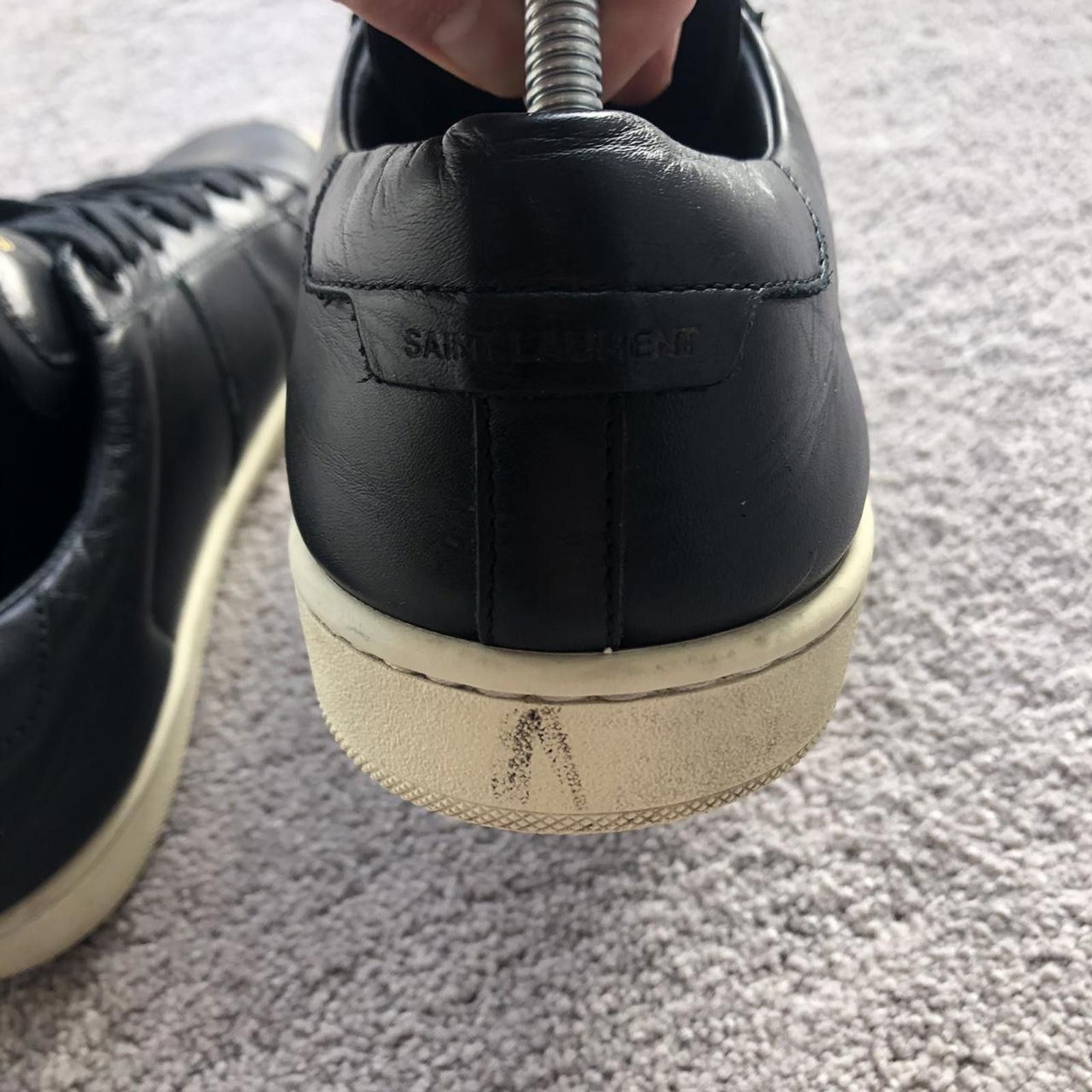 Saint Laurent Paris Saint Laurent SL/02 Leather Sneakers Size US 9 / EU 42 - 5 Thumbnail