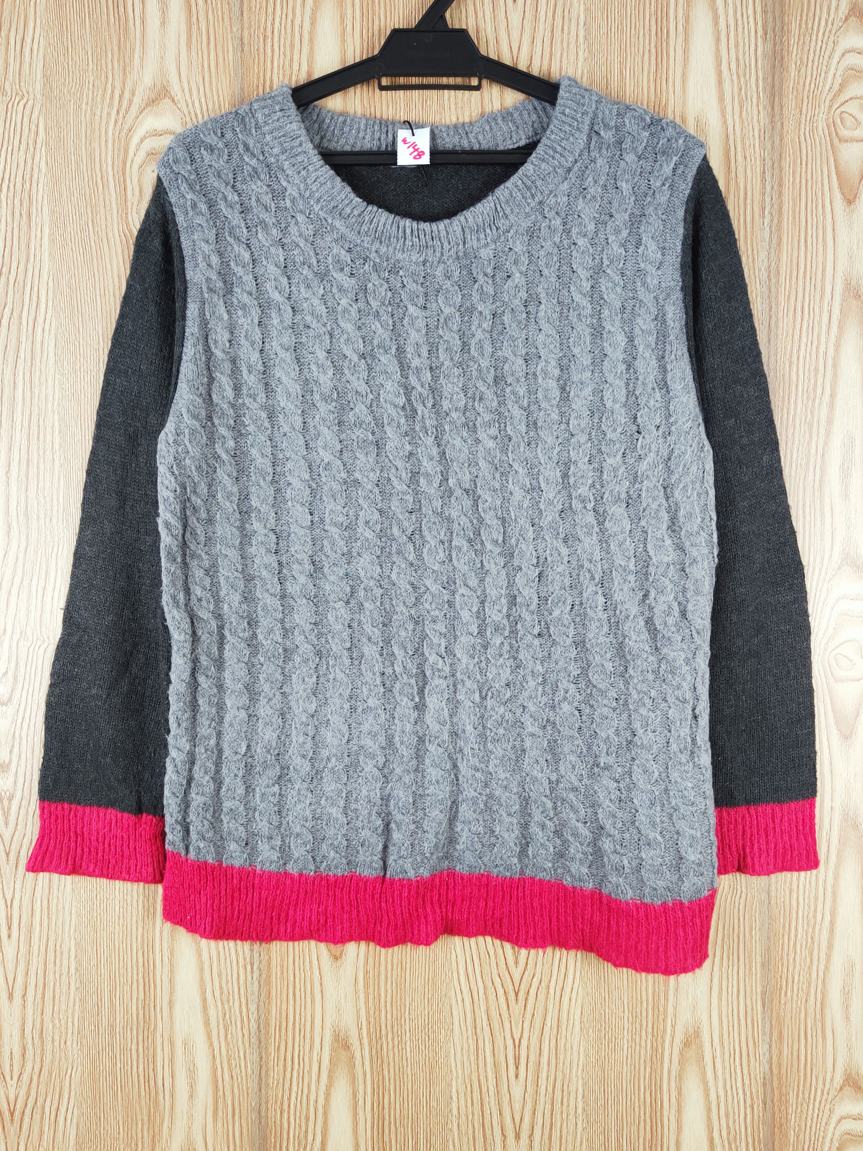 Aran Isles Knitwear Vi Felice Gray Knitwear Sweatshirts #W148 Size US L / EU 52-54 / 3 - 1 Thumbnail