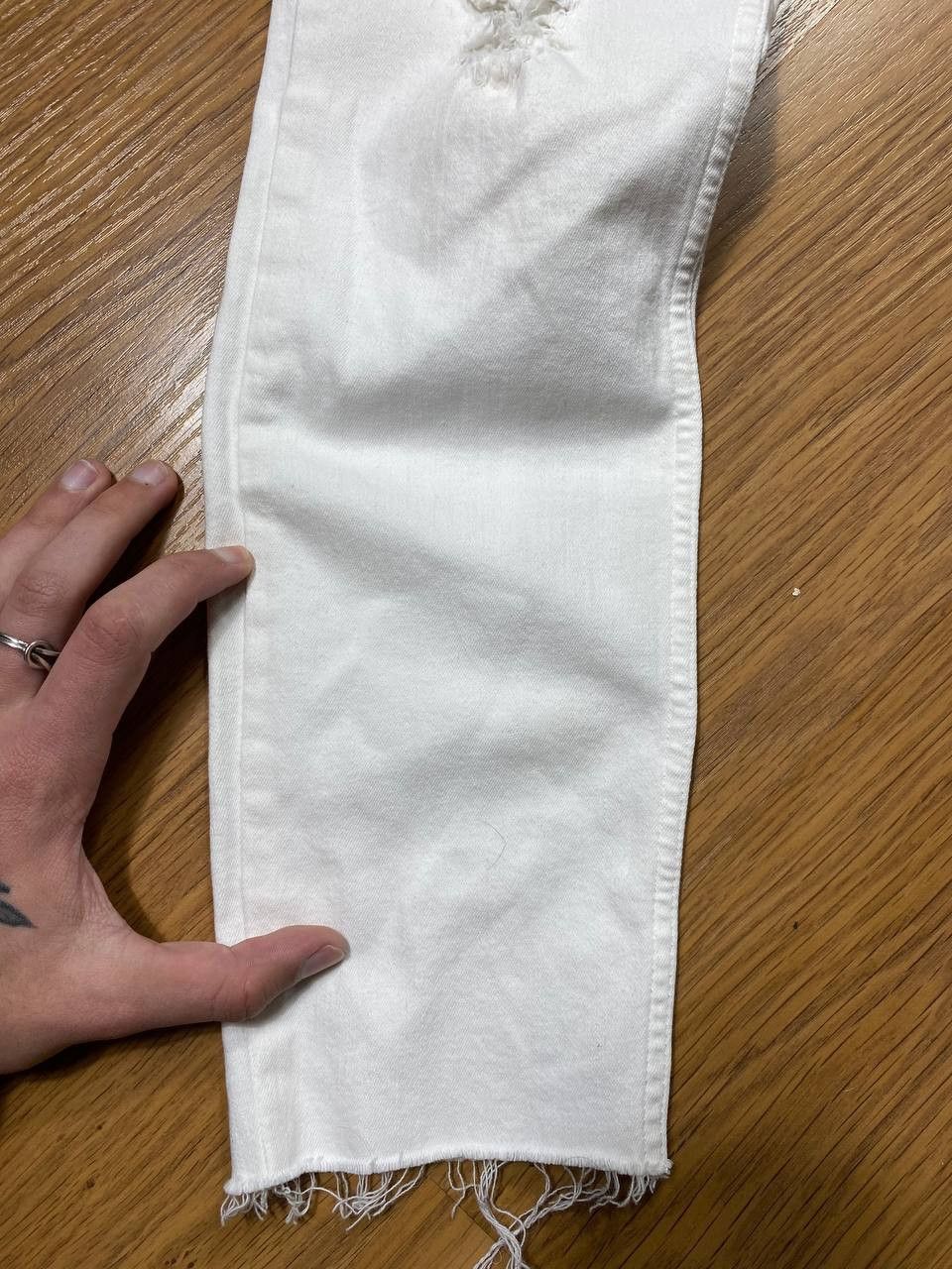 Allsaints × Japanese Brand Crazy Crash Dirty Baggy Faded Jean Japan Avant Garde Style Size US 28 / EU 44 - 14 Thumbnail