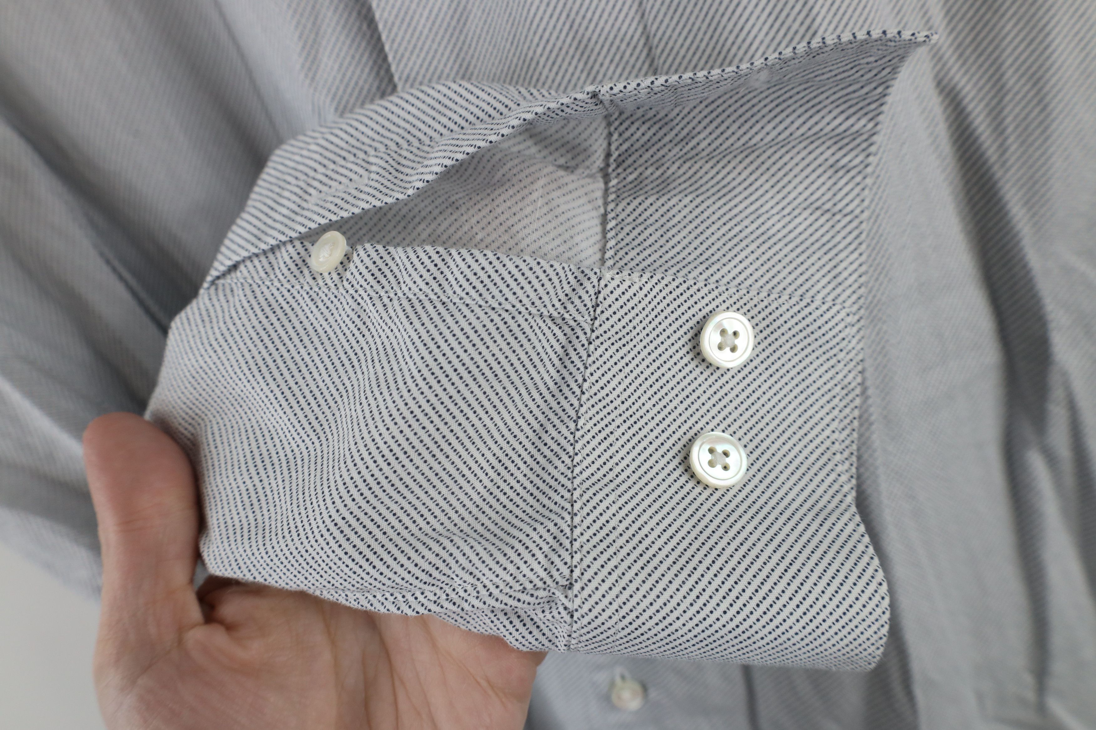 Theory × Vintage Theory Zack Twill Print Long Sleeve Collared Button Shirt Size US M / EU 48-50 / 2 - 4 Thumbnail