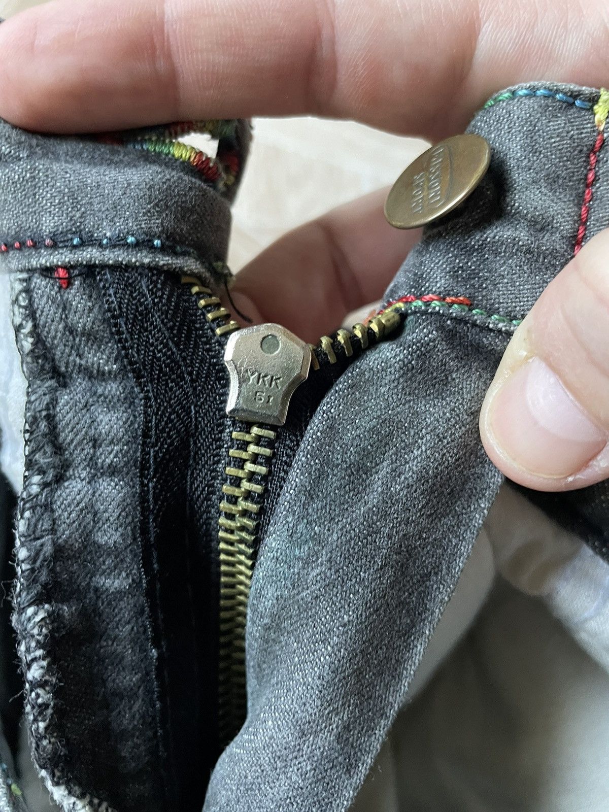 Missoni × Vintage Missoni Sport Baggy Jeans Pants Denim Italy Designer VINTAGE Size US 32 / EU 48 - 7 Thumbnail