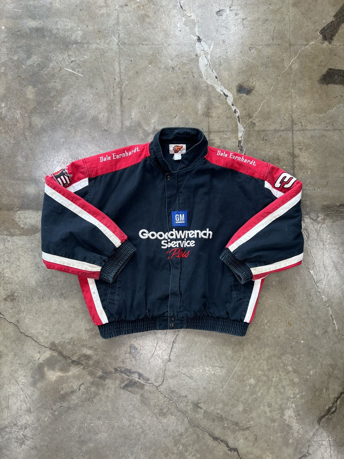 NASCAR × Vintage Vintage NASCAR Dale Earnhardt Goodwrench Racing Jacket 2XL Size US XXL / EU 58 / 5 - 2 Thumbnail
