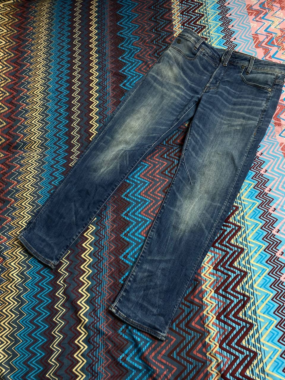 G-Star × Vintage Vintage Y2K baggy trashed faded grunge g star raw jeans pant Size US 31 - 10 Thumbnail