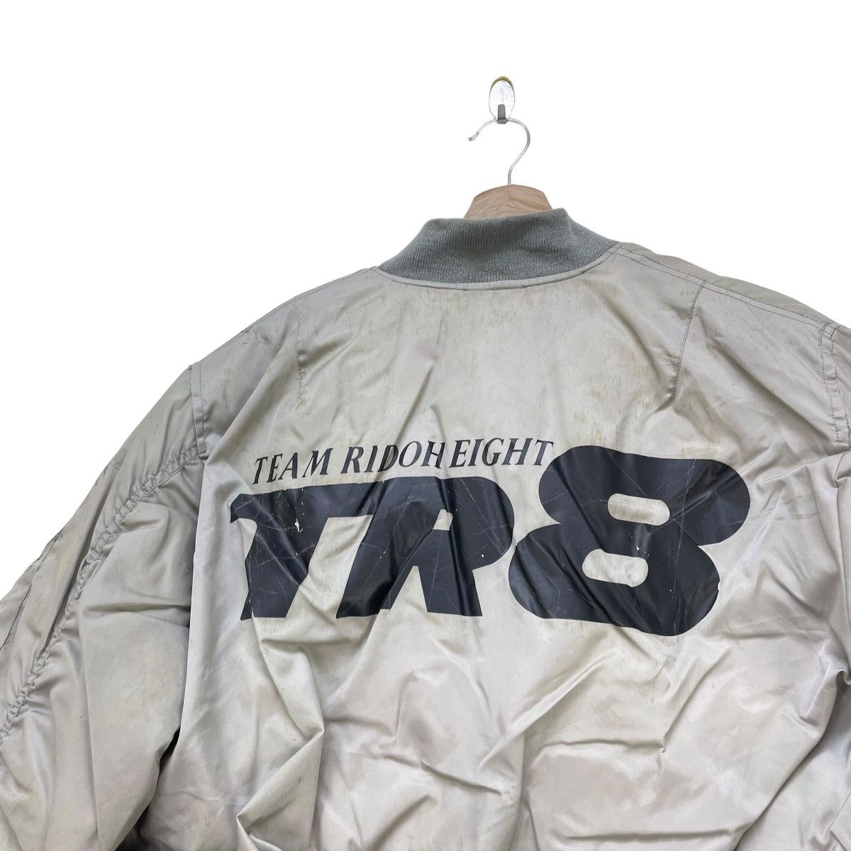 Japanese Brand × Vintage Vtg Japanese Brand Team Ridoh Eight Bomber Ma 1 Jacket Size US M / EU 48-50 / 2 - 4 Thumbnail