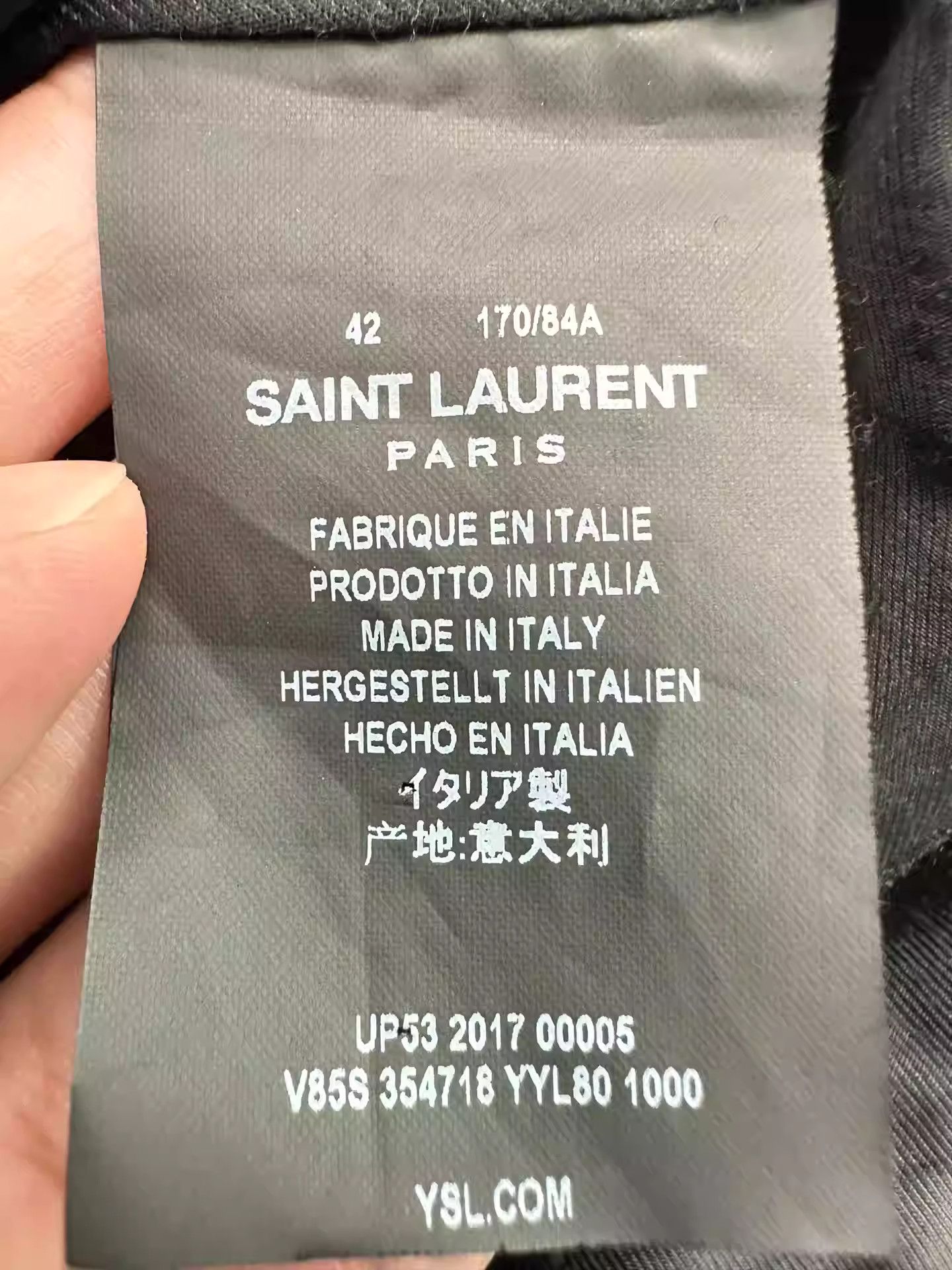 Saint Laurent Paris Saint Laurent Black And White Baseball Jerseys Size US XS / EU 42 / 0 - 4 Thumbnail