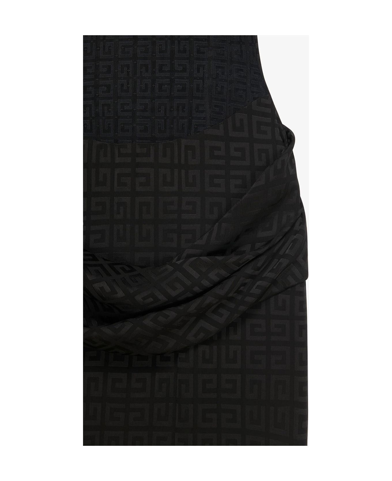 Givenchy o1w1db10325 All Over 4G Shorter Dress in Black Size XS / US 0-2 / IT 36-38 - 3 Thumbnail