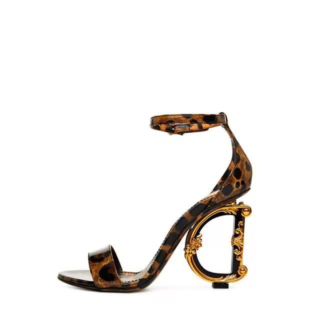 Dolce & Gabbana o1g2r1mq1024 Heeled Sandals in Leopard Size US 8 / IT 38 - 2 Thumbnail