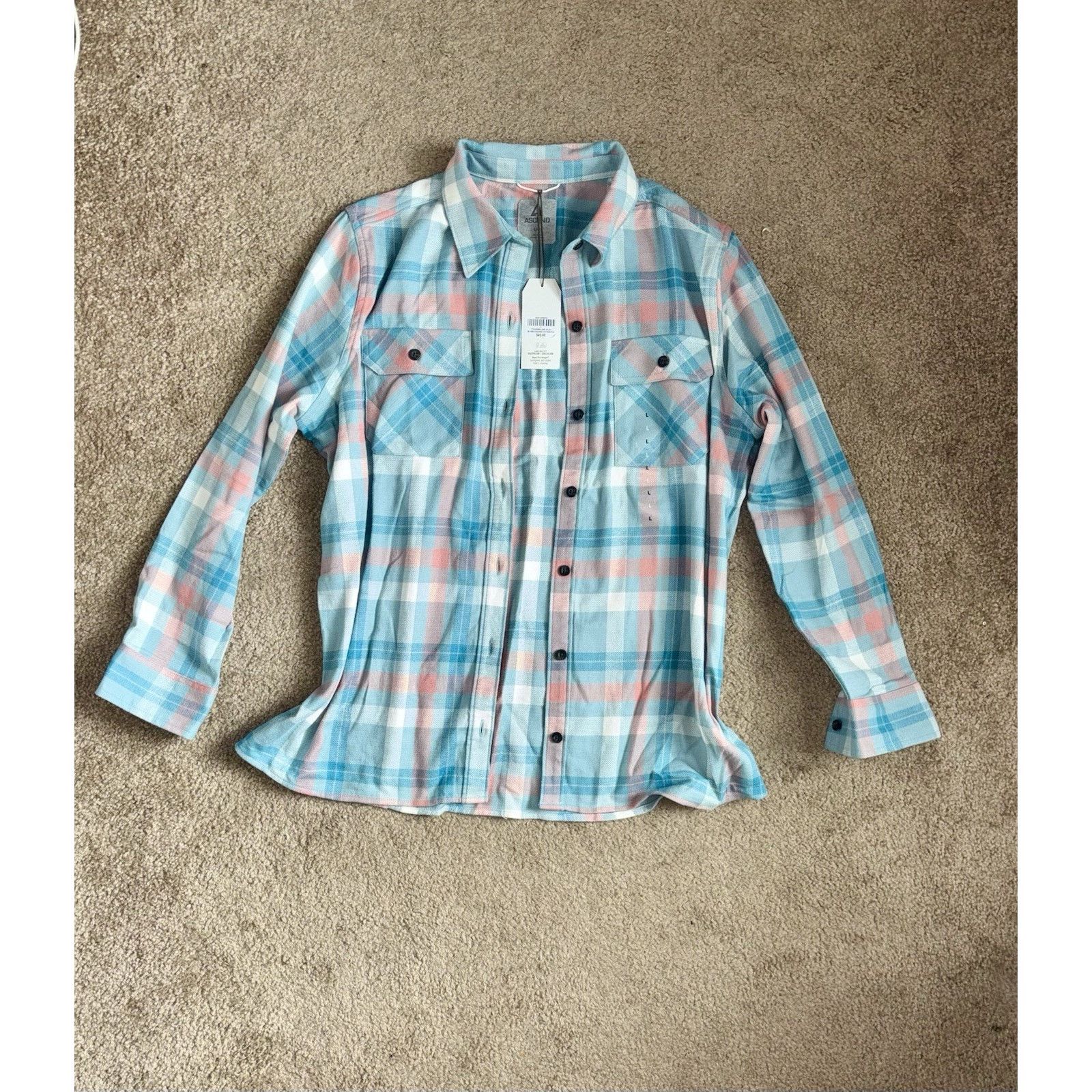 Anthropologie Ascend Women's Flannel Shirt Size L / US 10 / IT 46 - 2 Thumbnail