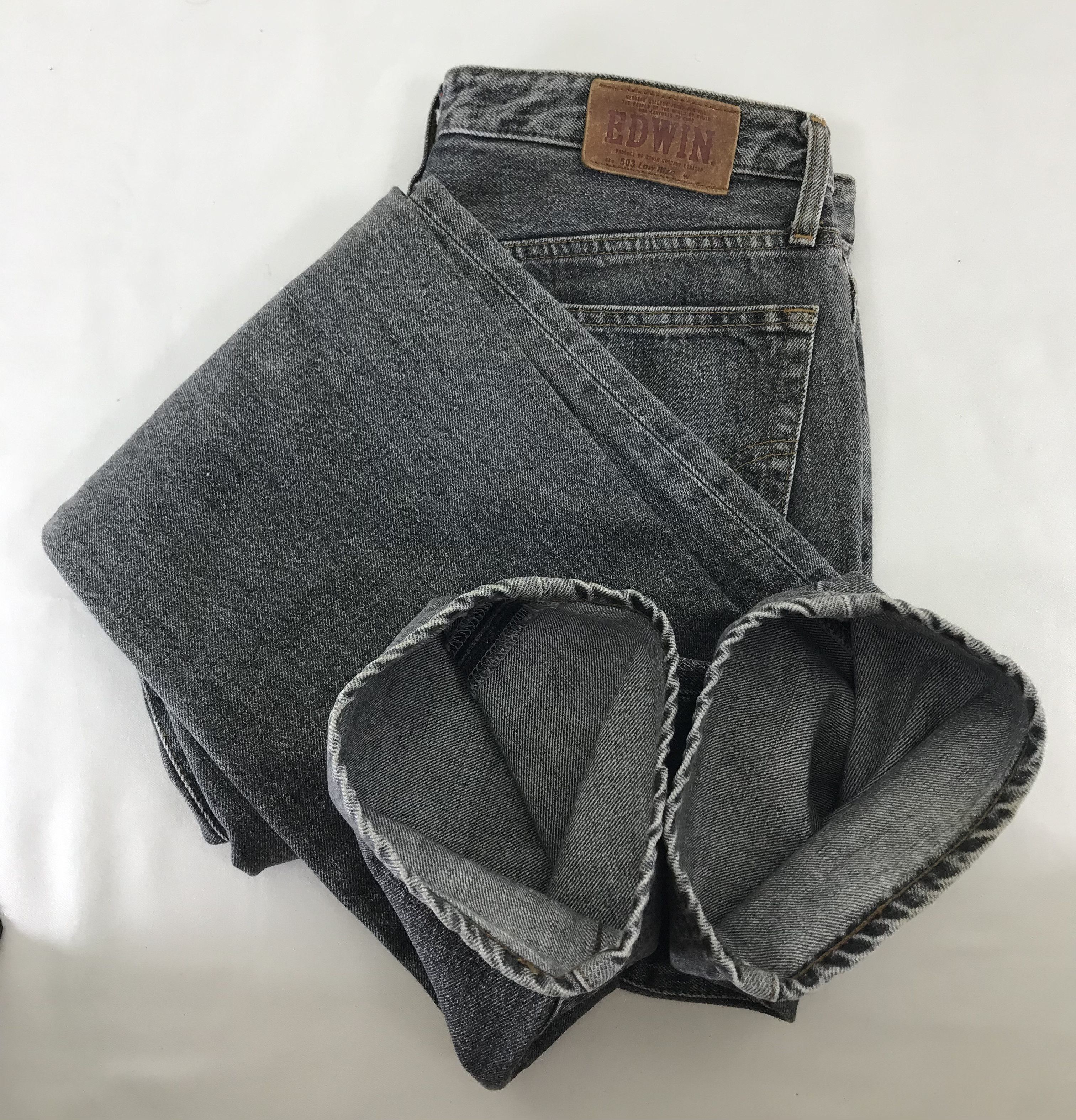 Edwin Vintage Edwin 503 Regular Faded Black Jeans Size US 32 / EU 48 - 13 Thumbnail