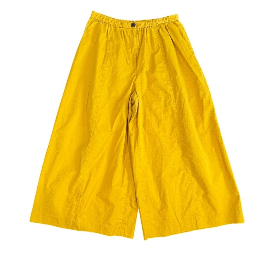 Jason Wu Jason Wu Wide Leg Culottes in Mustard Yellow, Size M Size 30" / US 8 / IT 44 - 4 Thumbnail