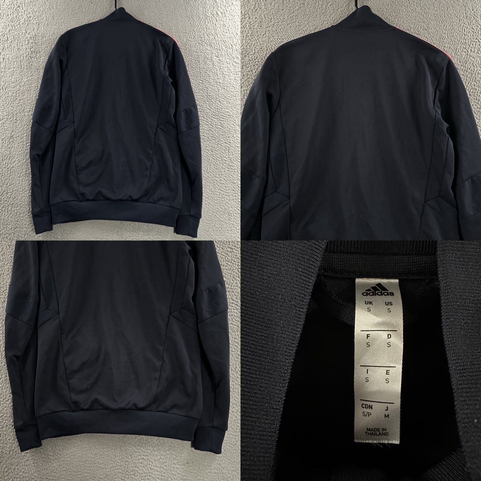 Adidas Adidas Jacket Track Jacket 100% Polyester Mens S Black Pink Tiro 19 Zip Size US S / EU 44-46 / 1 - 8 Thumbnail