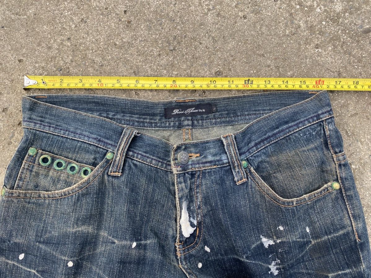 Japanese Brand × KMRii ROOTTHREE Painter Studded Flare Jeans Size US 32 / EU 48 - 10 Thumbnail