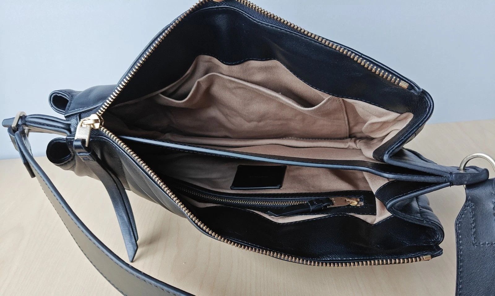 Allsaints ALLSAINTS Sheringham Leather Quilted Shoulder Bag FTP - 8212 Size ONE SIZE - 8 Thumbnail