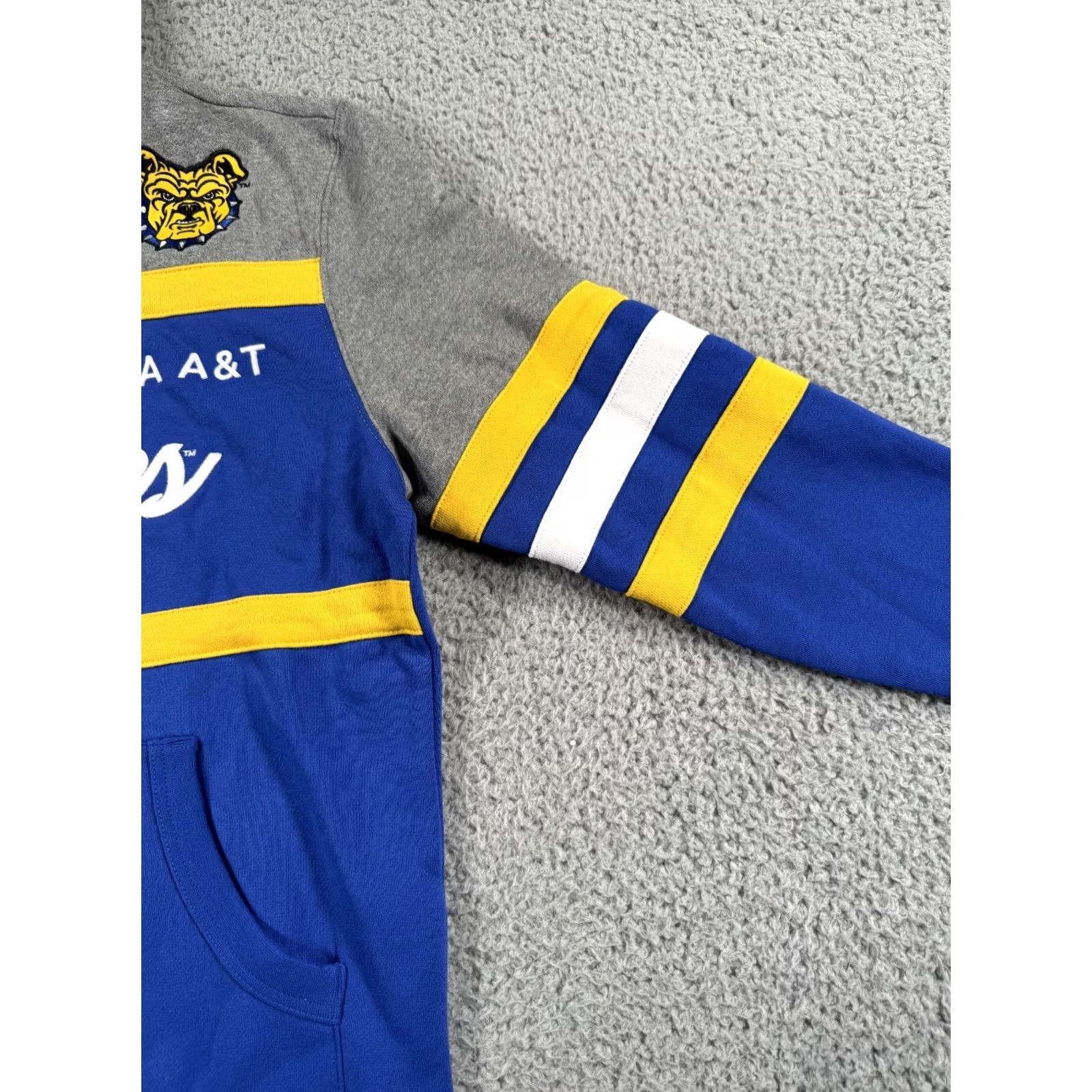 Mitchell & Ness Mitchell & Ness NCAA North Carolina A&T Aggies Hoodie Mens Small Blue Pullover Size US S / EU 44-46 / 1 - 4 Thumbnail