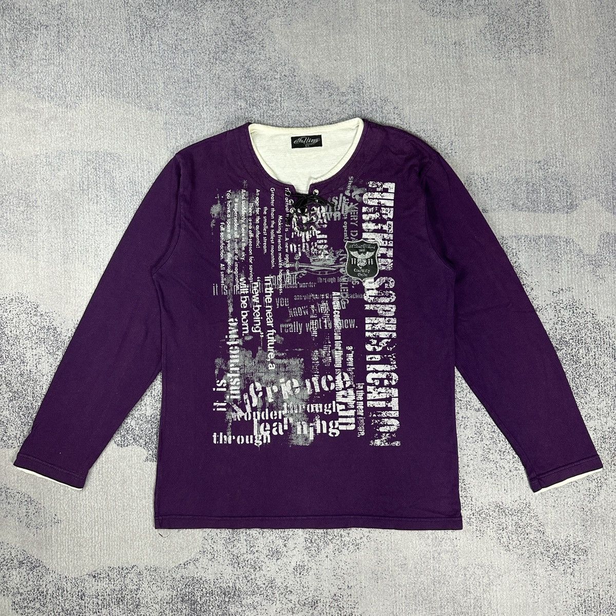Japanese Brand Y2K COLLINS JAPANESE BRAND Size US L / EU 52-54 / 3 - 1 Thumbnail
