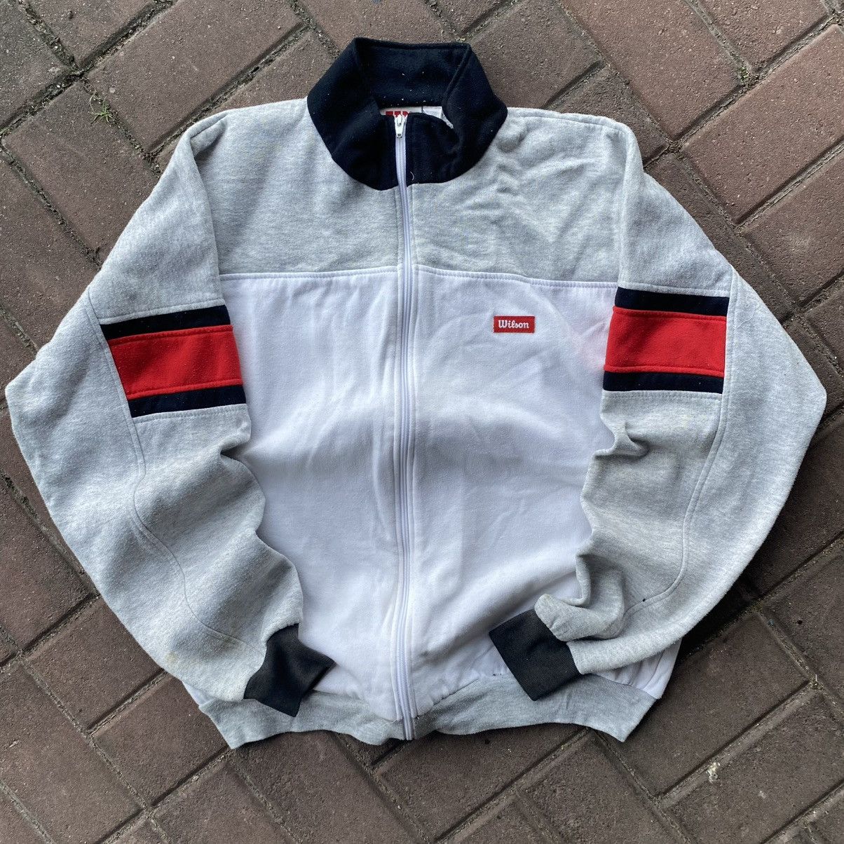 Vintage × Wilson VINTAGE Y2K WILSON ATHLETICS FULL ZIPPER JACKETS Size US XL / EU 56 / 4 - 1 Thumbnail