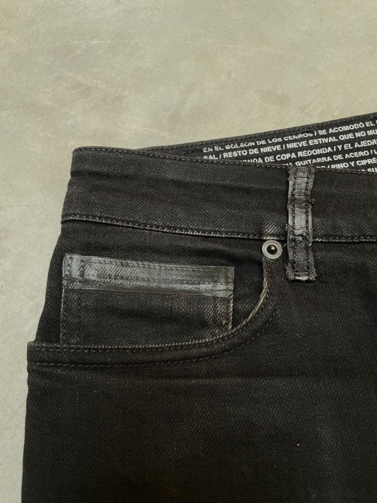 Marcelo Burlon Marcelo Burlon Distressed Black Denim Jeans 30 Italy Size US 30 / EU 46 - 16 Thumbnail