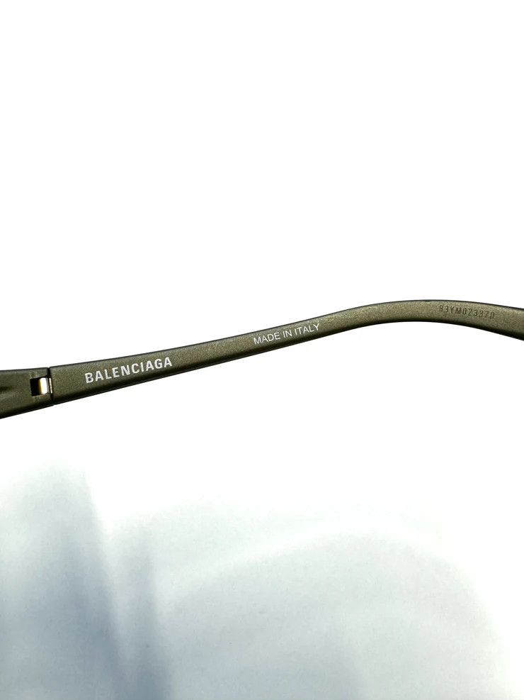 Balenciaga Balenciaga Olive Green Bat Sunglasses Size ONE SIZE - 5 Thumbnail