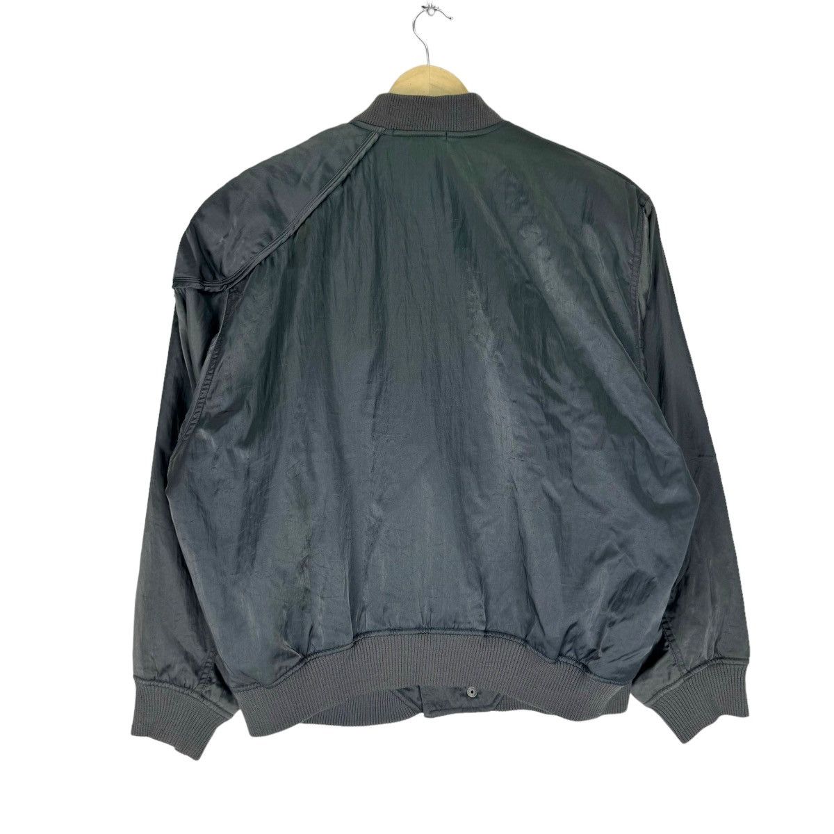 Issey Miyake 🔥80s ISSEY MIYAKE SKYLINE STUDIO BOMBER SNAP BUTTON JACKET Size US M / EU 48-50 / 2 - 18 Thumbnail