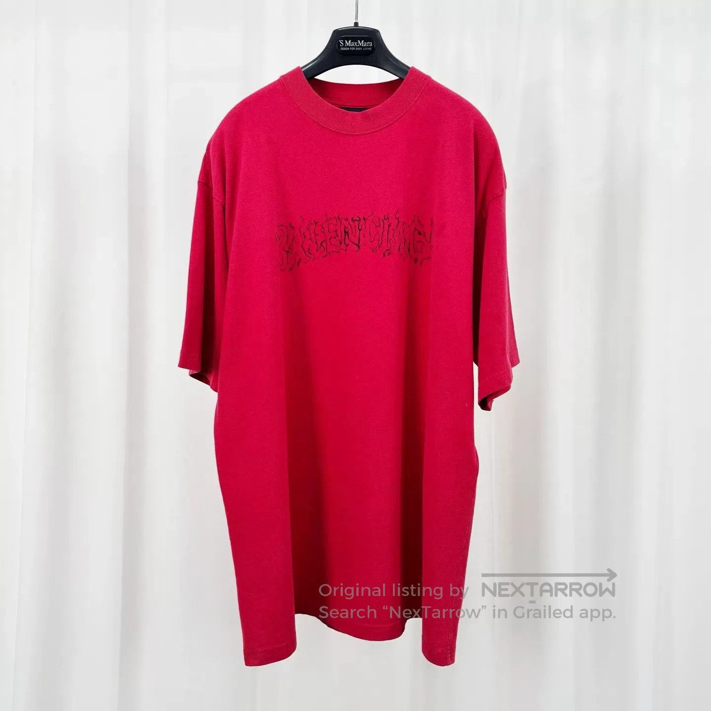 Balenciaga Balenciaga Flame Burst Letter Short-Sleeve. Size US M / EU 48-50 / 2 - 1 Thumbnail