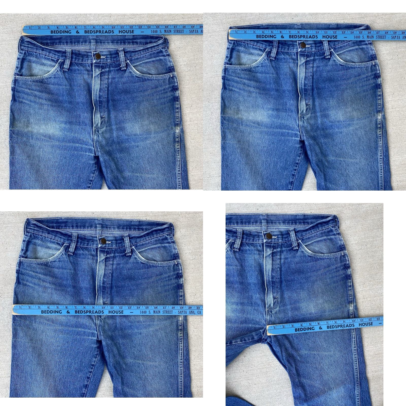 Vintage VINTAGE Maverick Jeans 34 XL 33 Waist 33 Inseam 33 Western Cowboy Denim Blue 100% Cotton Embroidered Pockets Zipper Rise High Stretch Not Distressed Size US 34 / EU 50 - 11 Thumbnail