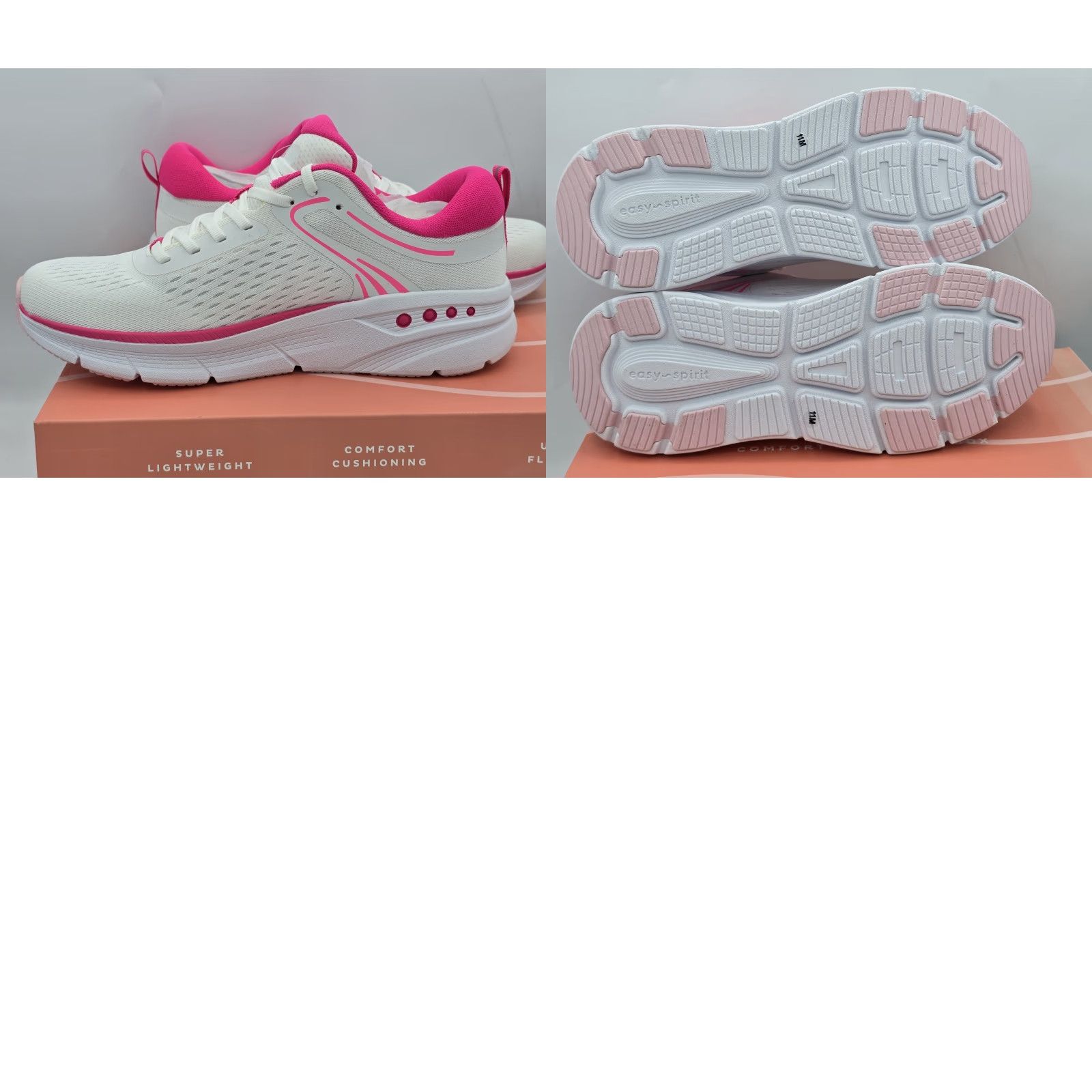 Vintage Easy Spirit Sneakers Women’s White Sz 11 Limited Edition Maxine 2 Emove Walking Shoes Pink Size US 11 / IT 41 - 9 Thumbnail