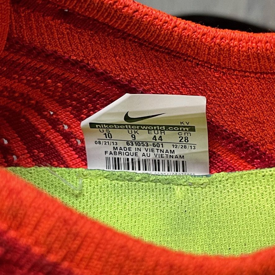 Nike NIKE • Free Flyknit 4.0 "2013 Bright Crimson" (10M) Size US 10 / EU 43 - 4 Thumbnail