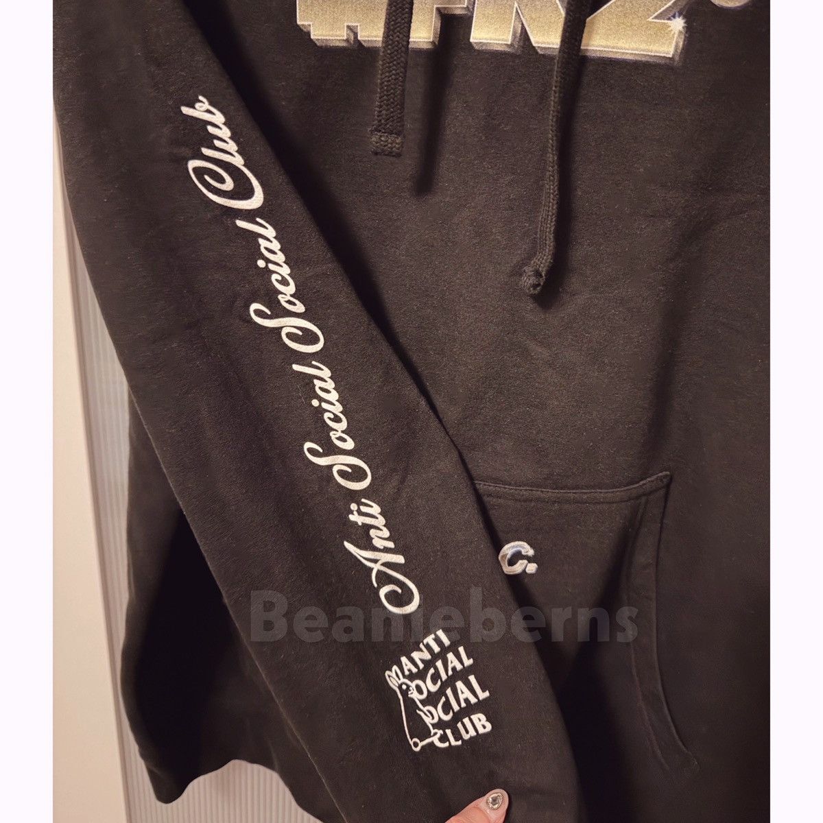 Anti Social Social Club NWT Anti Social Social Club x FR2 Magnetism Black Hoodie Size US L / EU 52-54 / 3 - 3 Thumbnail