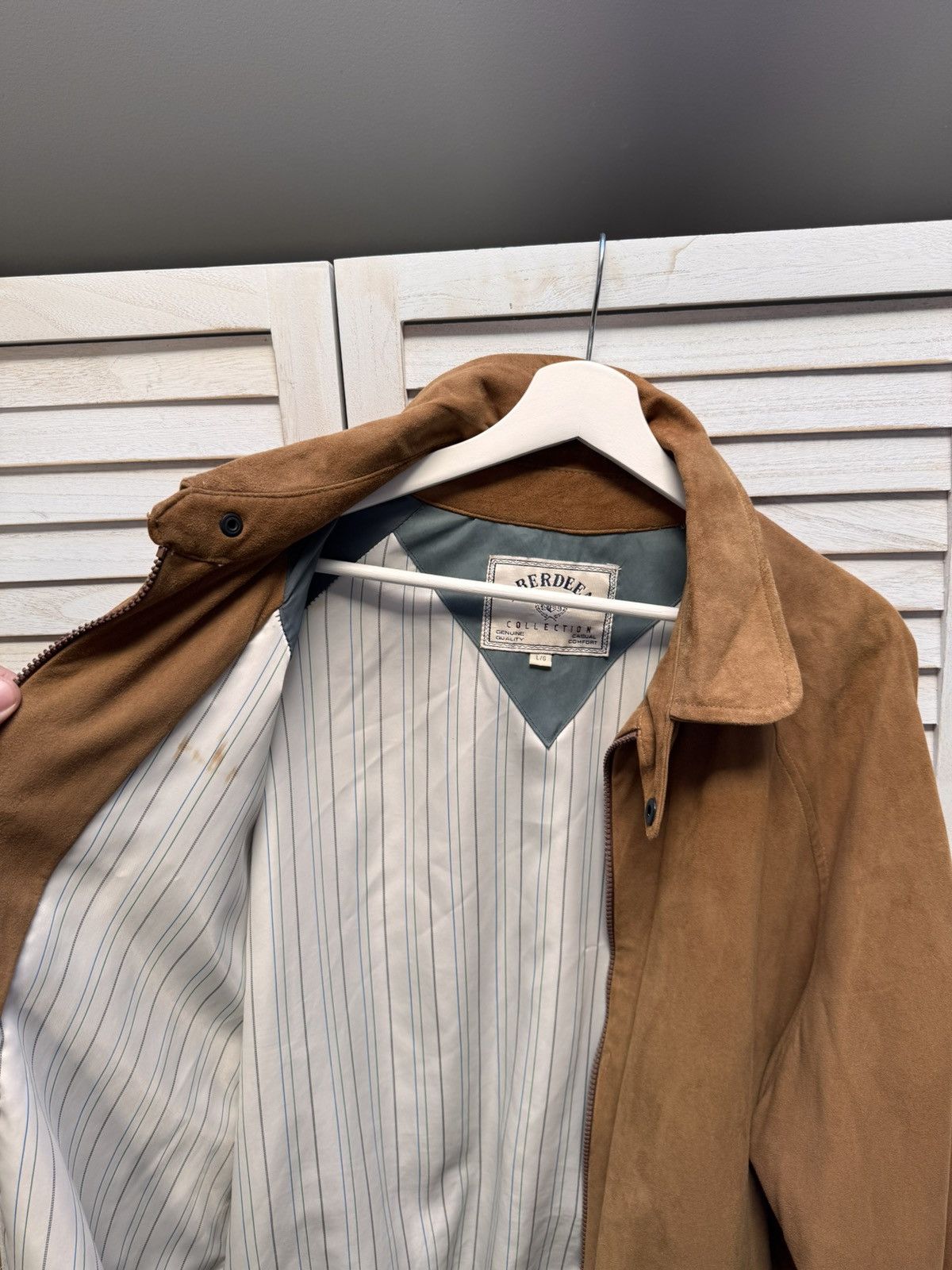 Vintage Men’s Vintage Bomber Leather ABERDEEN Size US L / EU 52-54 / 3 - 14 Thumbnail