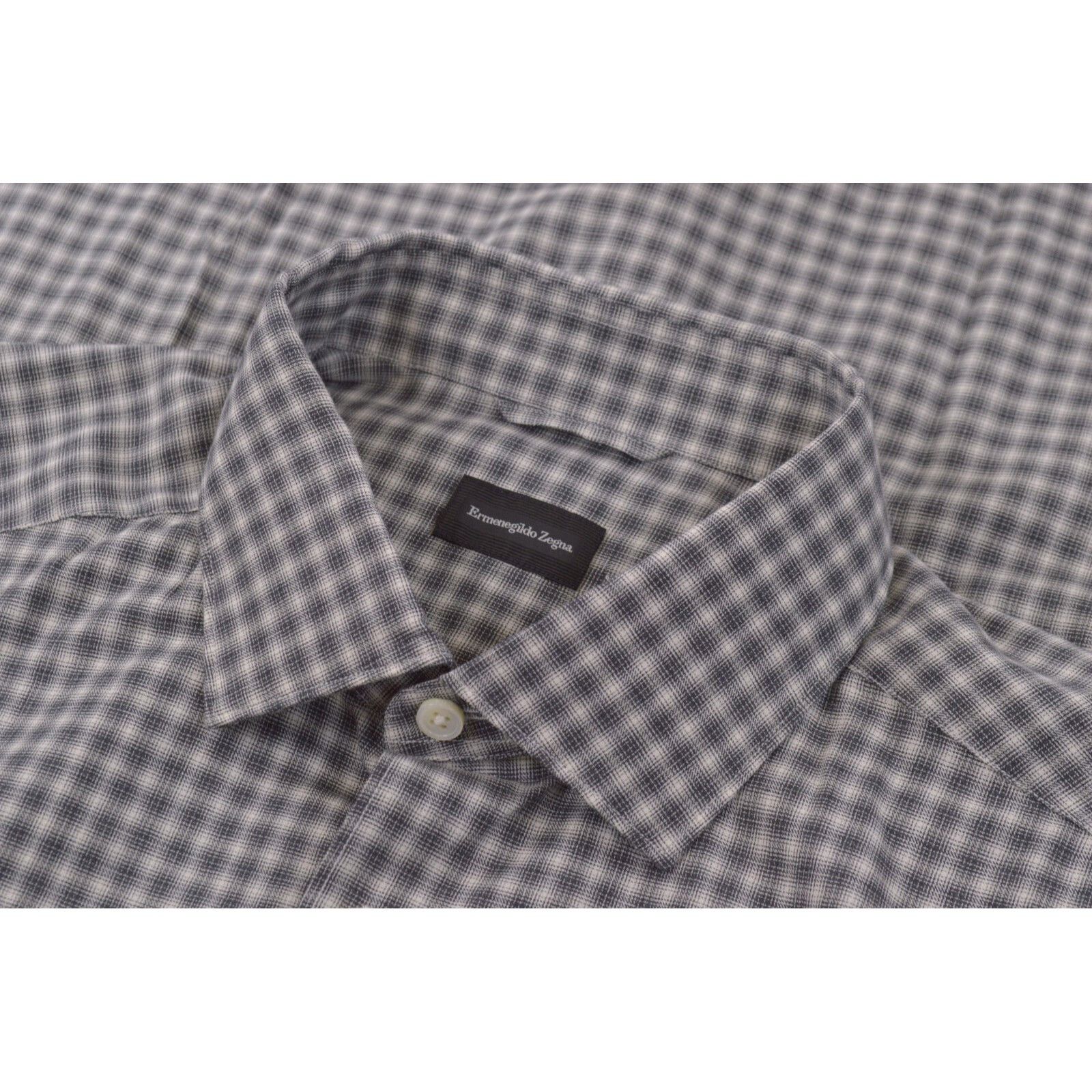 Ermenegildo Zegna Ermenegildo Zegna New with tags Shirt Size XL US In Gray Size US XL / EU 56 / 4 - 1 Thumbnail