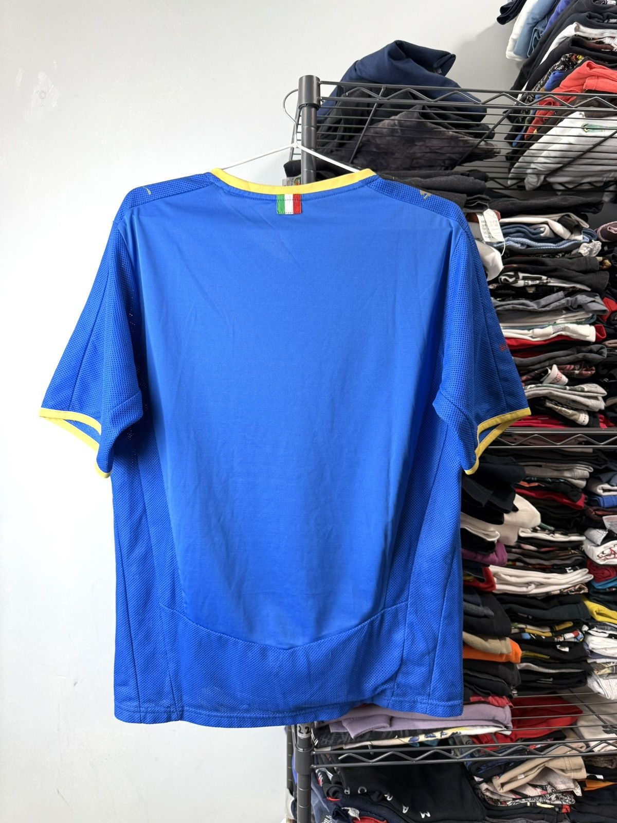 Puma Vintage Puma Italy Soccer Jersey Size US M / EU 48-50 / 2 - 2 Thumbnail