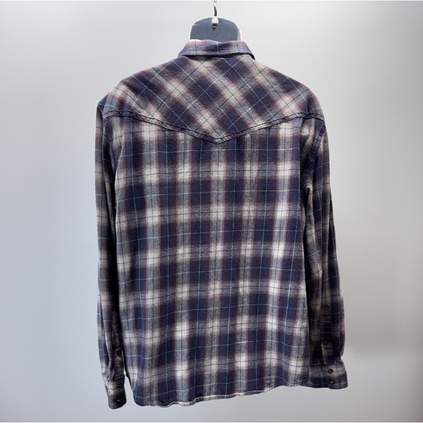 Cody James Cody James Long Sleeve Western Flannel Purple Plaid L Size US L / EU 52-54 / 3 - 4 Thumbnail
