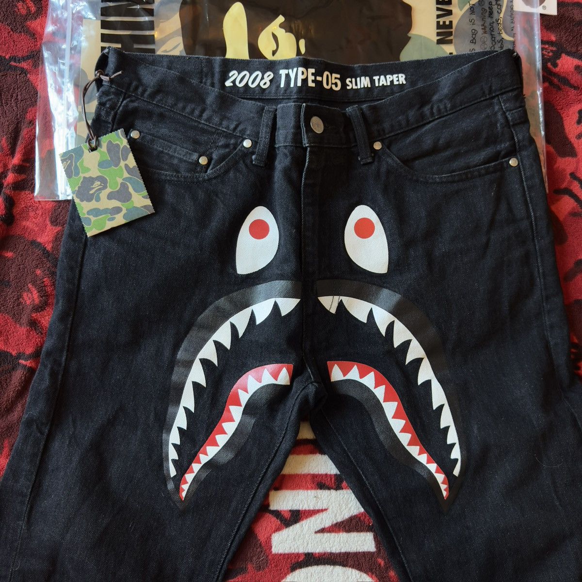 エイプ bape 2008 TYPE-05 SLIM TAPER デニム BAPE 2008 TYPE-05 