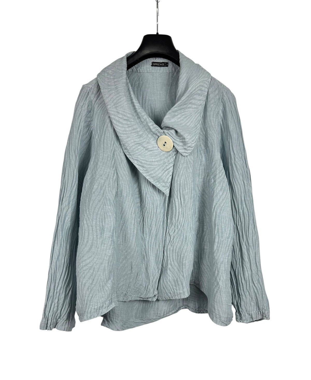 Other Grizas Pleated Lightweight Jacket Silk Linen size L Size L / US 10 / IT 46 - 9 Thumbnail
