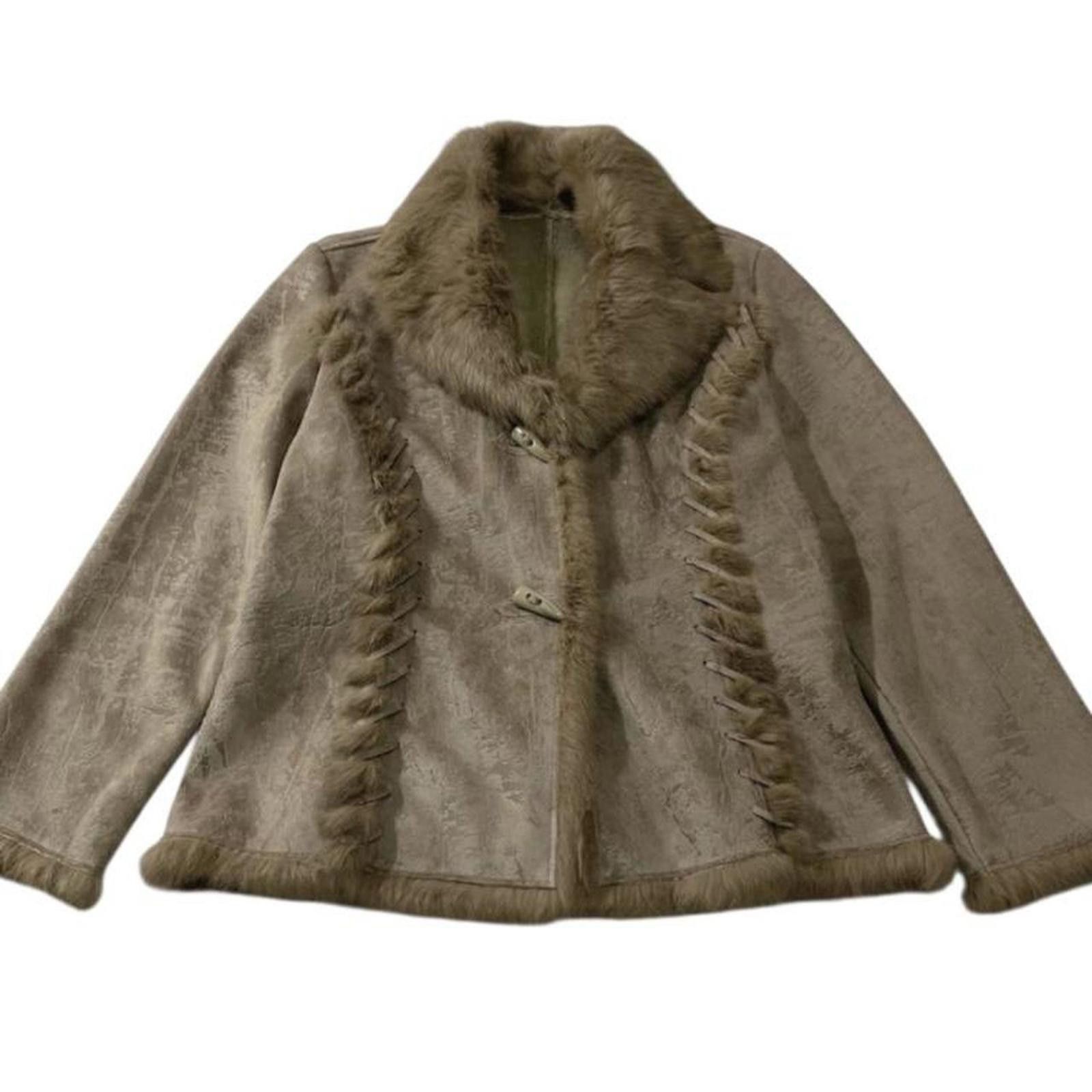 Other Real rabbit fur whimsy goth vintage penny lane coat jacket Size XS / US 0-2 / IT 36-38 - 2 Thumbnail