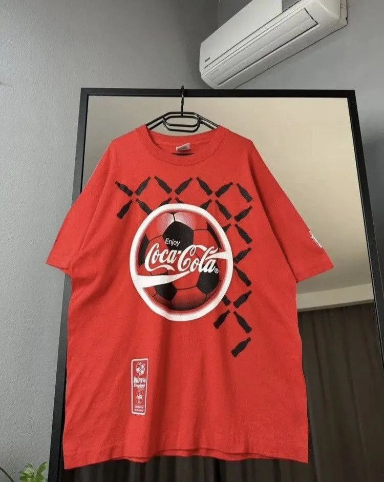 Vintage Vintage 1994 Euro Cotton Tee Made in USA Y2K Tee Shirt Size US XL / EU 56 / 4 - 1 Thumbnail