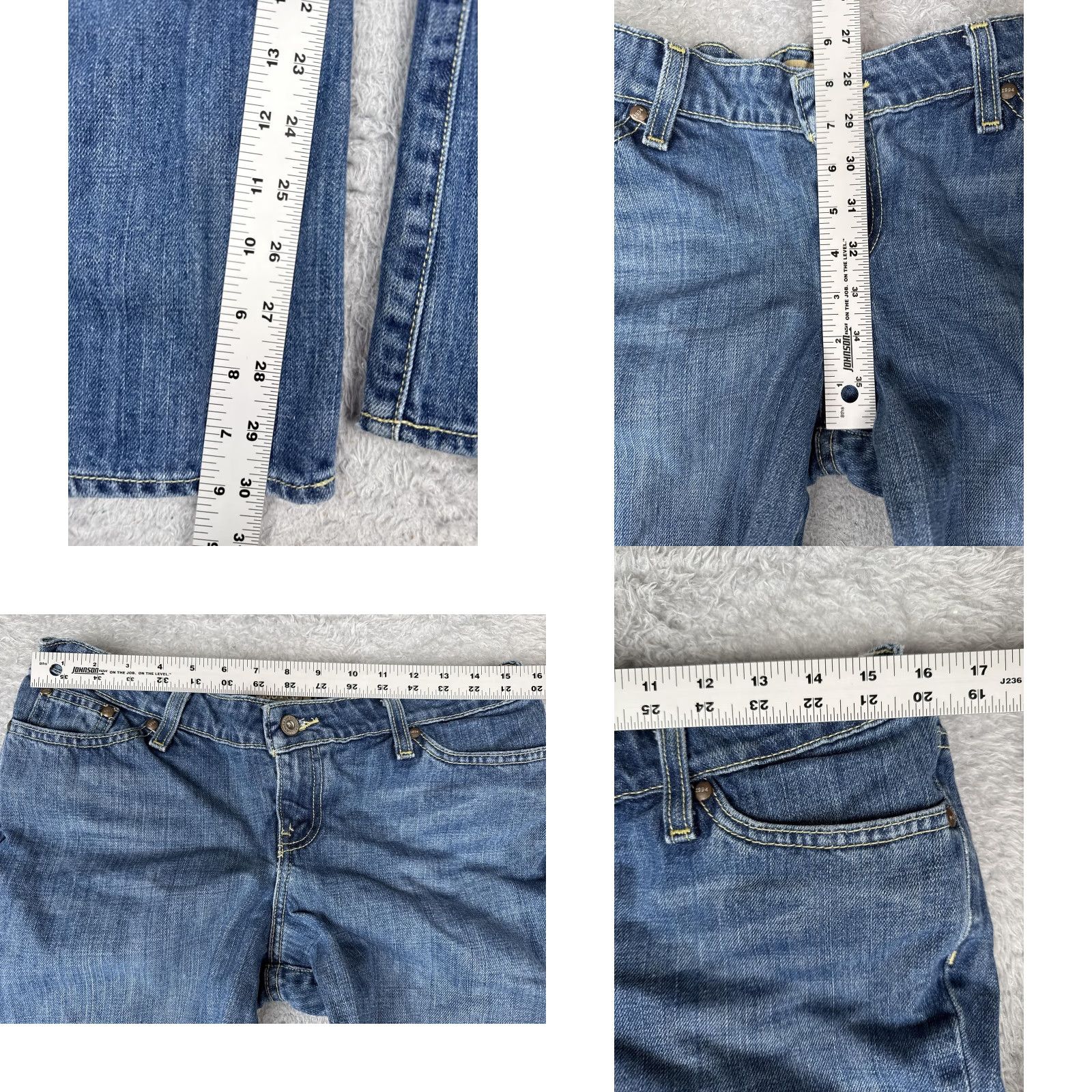 Old Navy Old Navy Maternity Jeans Womens M Blue Bootcut Elastic Waist Denim Medium Wash Size 32" / US 10 / IT 46 - 8 Thumbnail