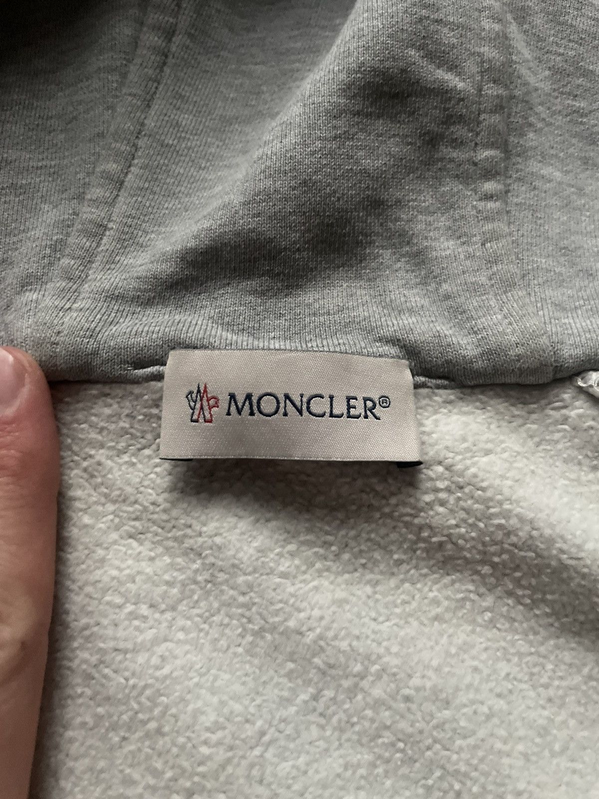 Moncler Moncler Double Logo Zip gray Hoodie Size US S / EU 44-46 / 1 - 4 Thumbnail