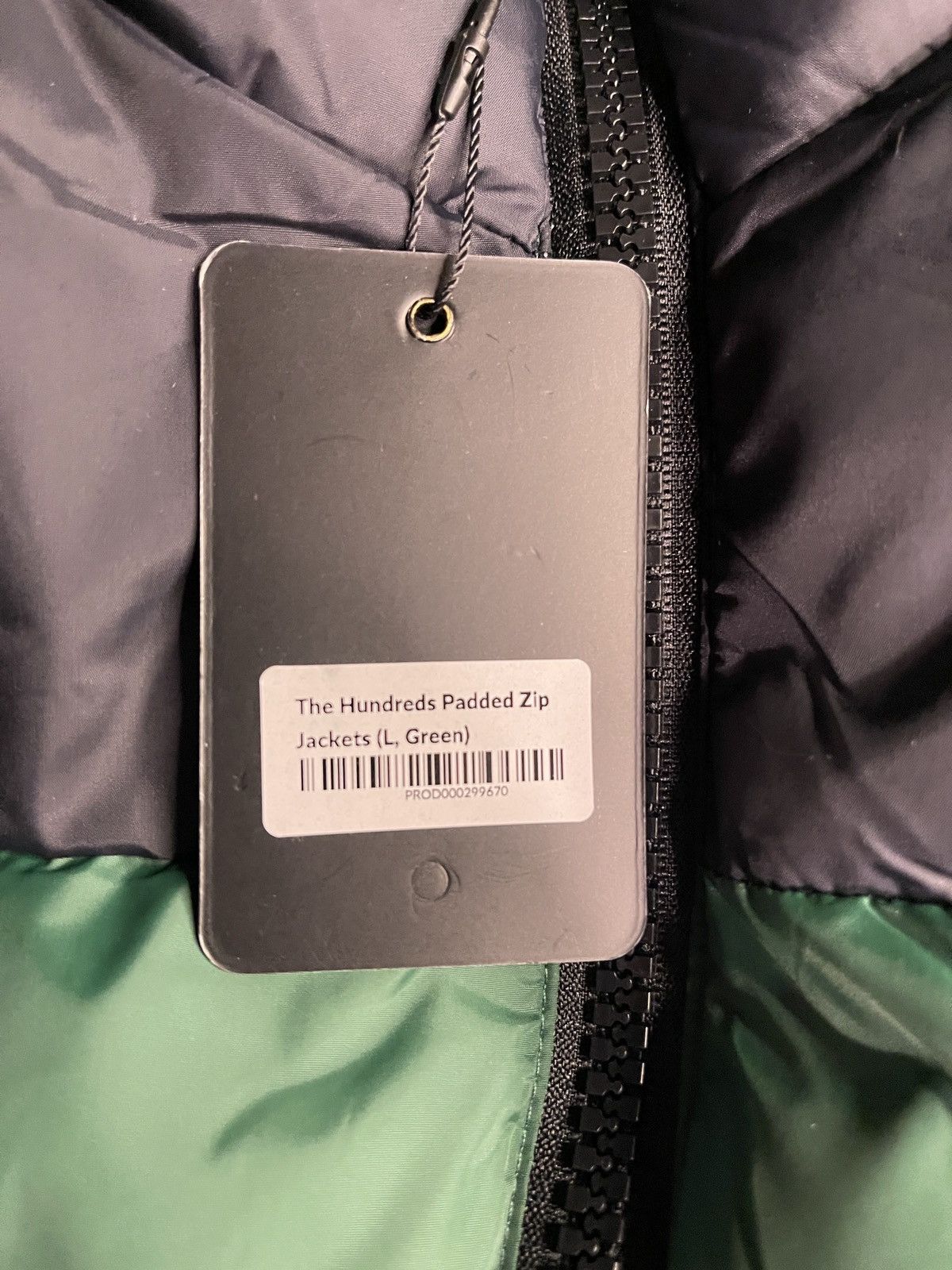 The Hundreds The Hundreds Padded Zip Jackets (L, Green) Size US L / EU 52-54 / 3 - 4 Thumbnail