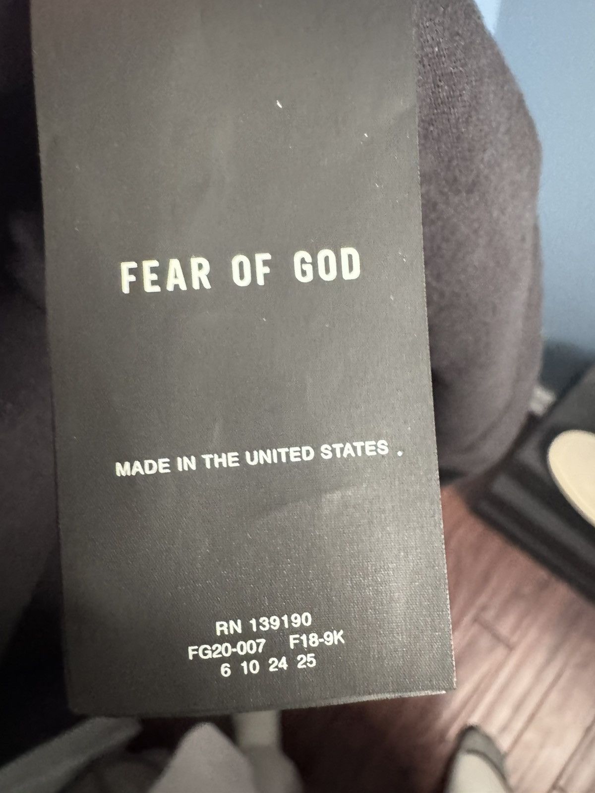 Fear of God Fear of God Sixth Collection Long Sleeve FG Tee Size US XL / EU 56 / 4 - 12 Thumbnail