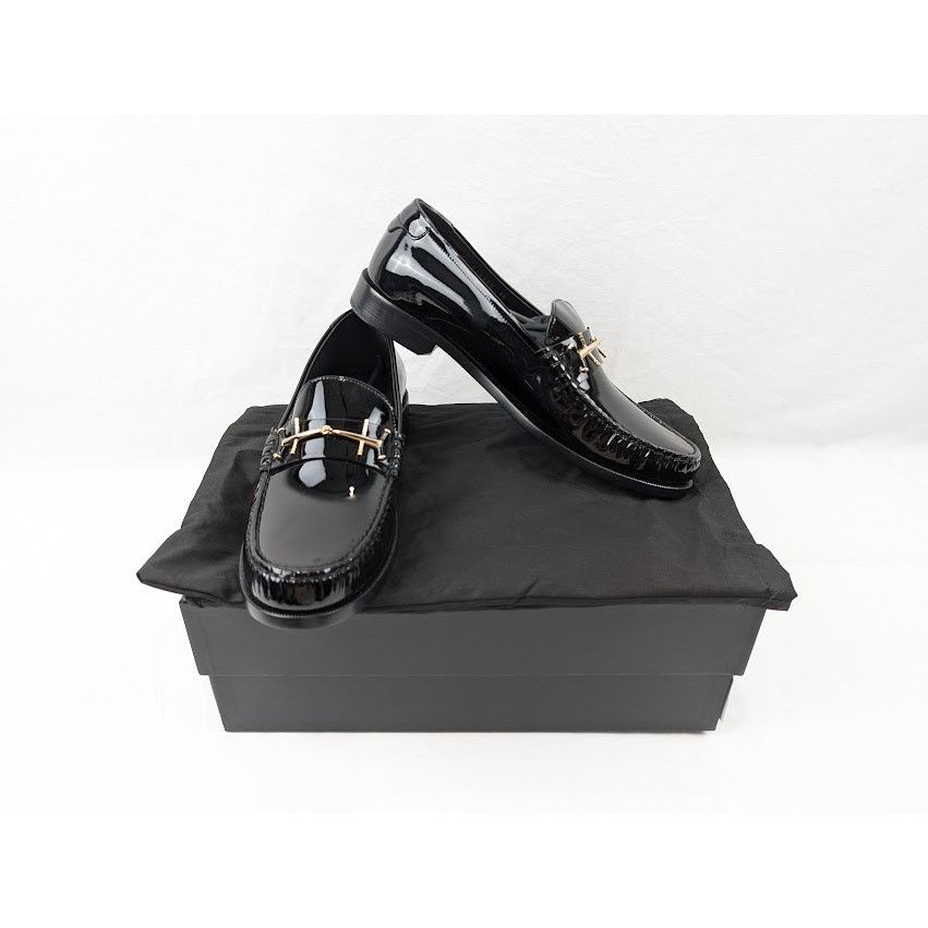 Saint Laurent Paris o1rshd1 Le Loafers 15 in Nero Size US 11 / EU 44 - 21 Thumbnail