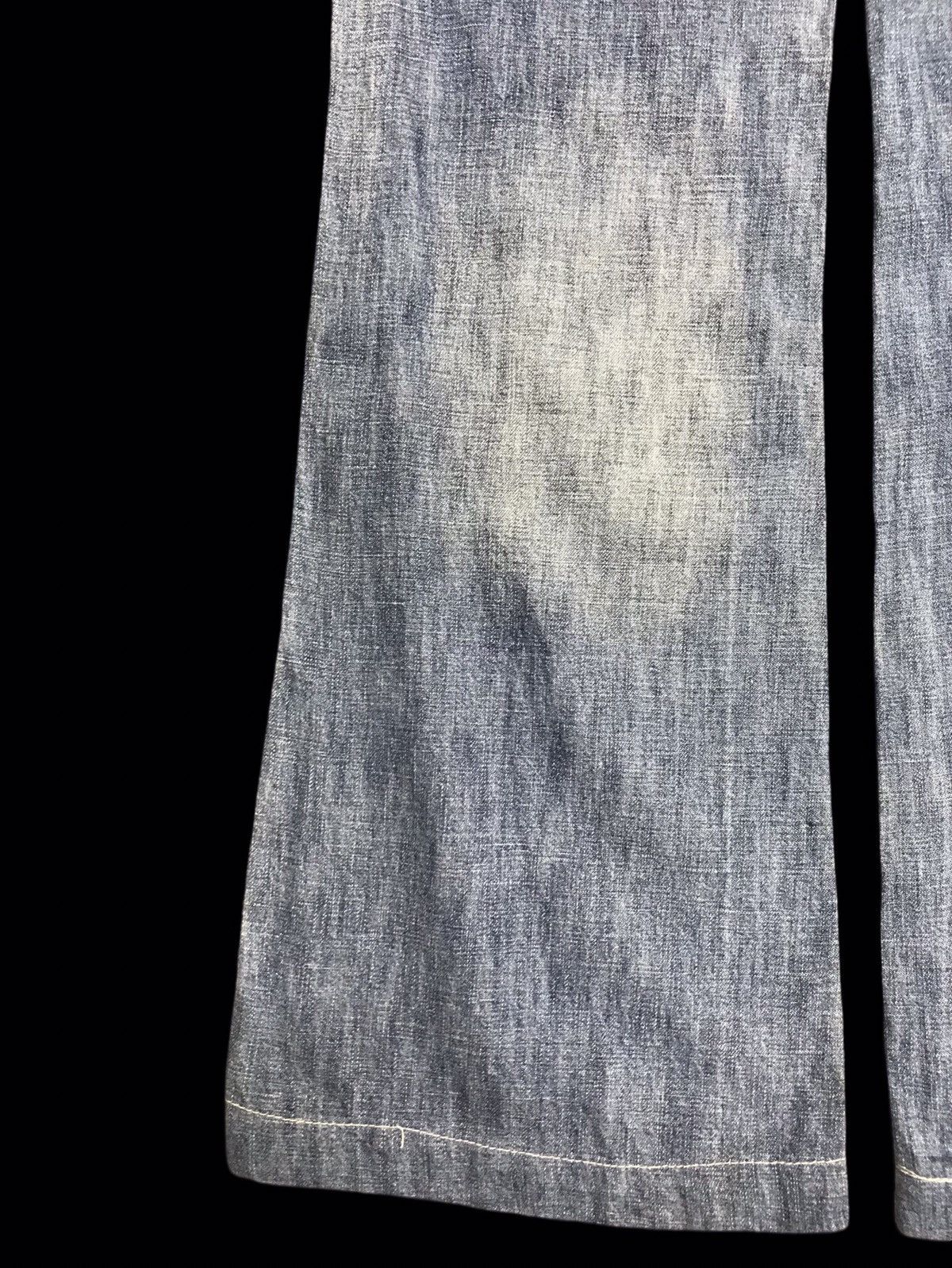 Japanese Brand 💥BELL BOTTOM💥BACK NUMBER LIGHT LOW RISE BAKER DENIM F415 Size US 30 / EU 46 - 16 Thumbnail