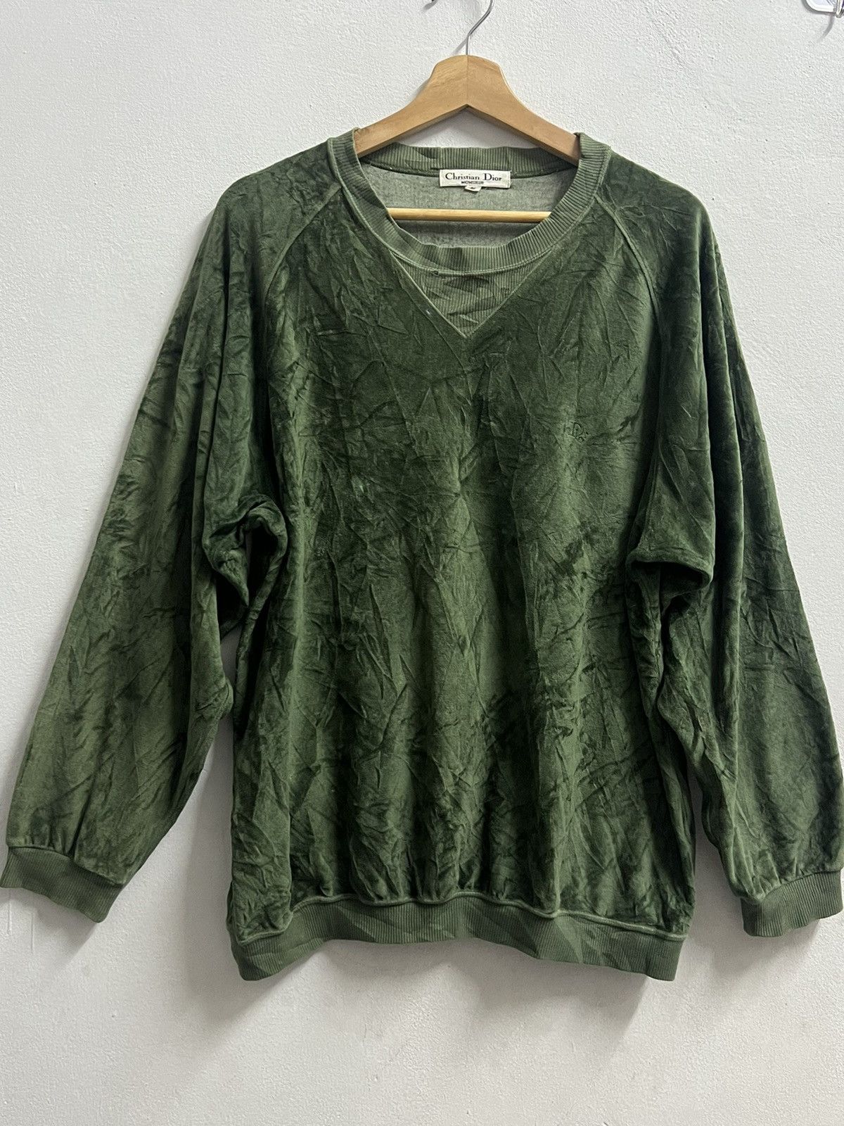 Christian Dior Monsieur Christian Dior Monsieur Vintage green velvet soft nice Size US L / EU 52-54 / 3 - 1 Thumbnail