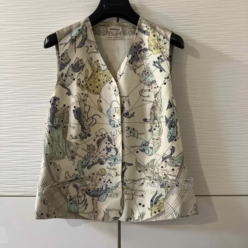 Hermes Hermes Margiela Period Constellation Silk Vest Size M / US 6-8 / IT 42-44 - 1 Thumbnail