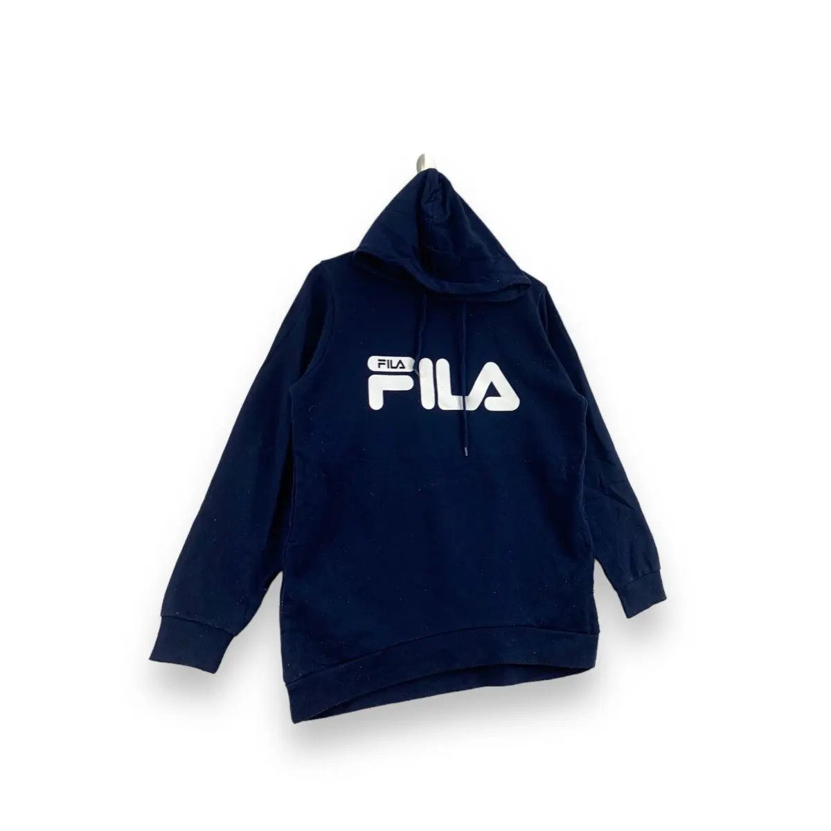 Fila Vintage FILA BIELLA ITALIA Center Logo Oversized Hoodie Size L / US 10 / IT 46 - 2 Thumbnail