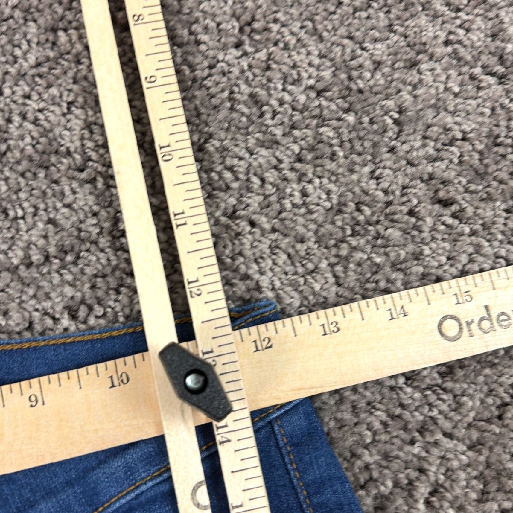 Vintage Judy Blue Jeans Womens 5 Flared High Rise Dark Wash Stretch Denim Regular Size 5 24x31 Blue Jeans Womens Flared Stretch 31 Inseam Size 27" / US 4 / IT 40 - 4 Thumbnail