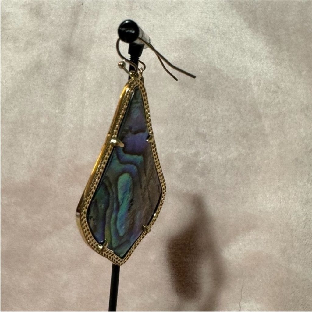 Kendra Scott Kendra Scott Alex Silver Drop Earrings in Abalone Shell Size ONE SIZE - 7 Thumbnail