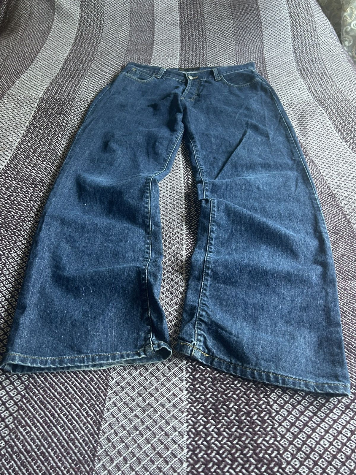 Henri Lloyd Henri Lloyd Denim Baggy Jeans Distressed Solid Style Size 34 Size US 34 / EU 50 - 8 Thumbnail